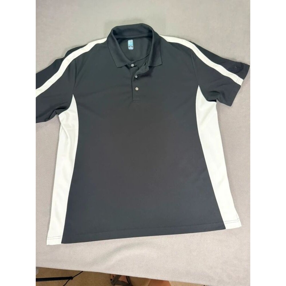 PGA Tour Men’s Black & White Polo/ Golf Shirt- XXL